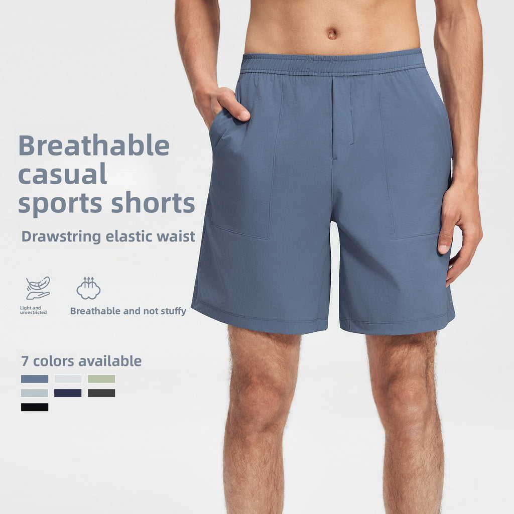 Knot & Curve Men's Lightweight Breathable Athletic Shorts with Pockets