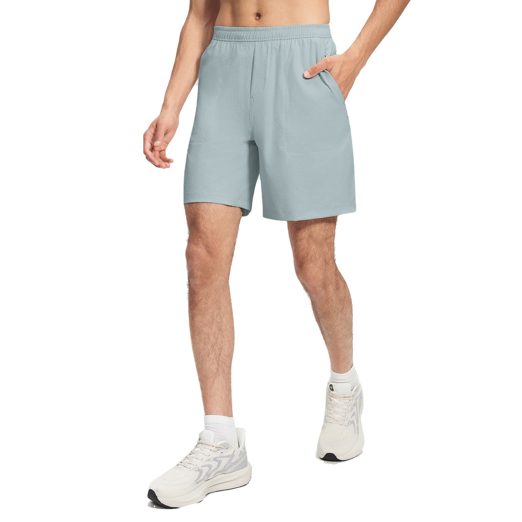 Knot & Curve Men's Lightweight Breathable Athletic Shorts with Pockets