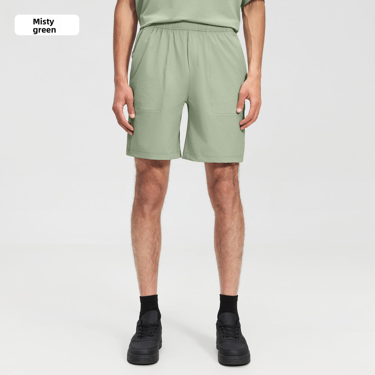 Knot & Curve Men's Lightweight Breathable Athletic Shorts with Pockets