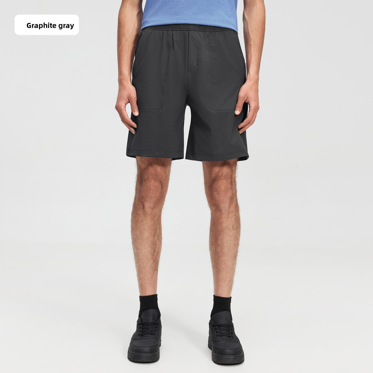 Knot & Curve Men's Lightweight Breathable Athletic Shorts with Pockets
